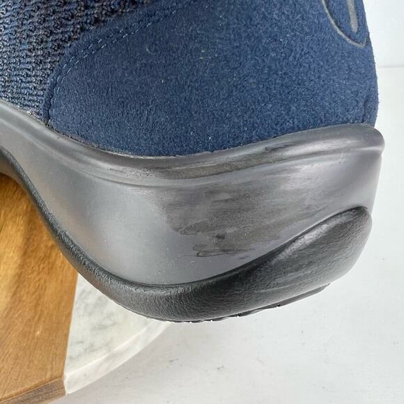 EUC OrthoFeet Blue Quincy Arch Support Orthopedic Slip On WOMEN'S 8 WIDE/39 - Picture 7 of 13